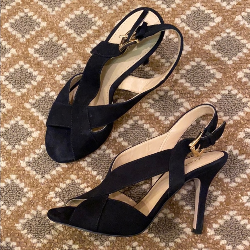 Michael Kors Suede Slingback Heels